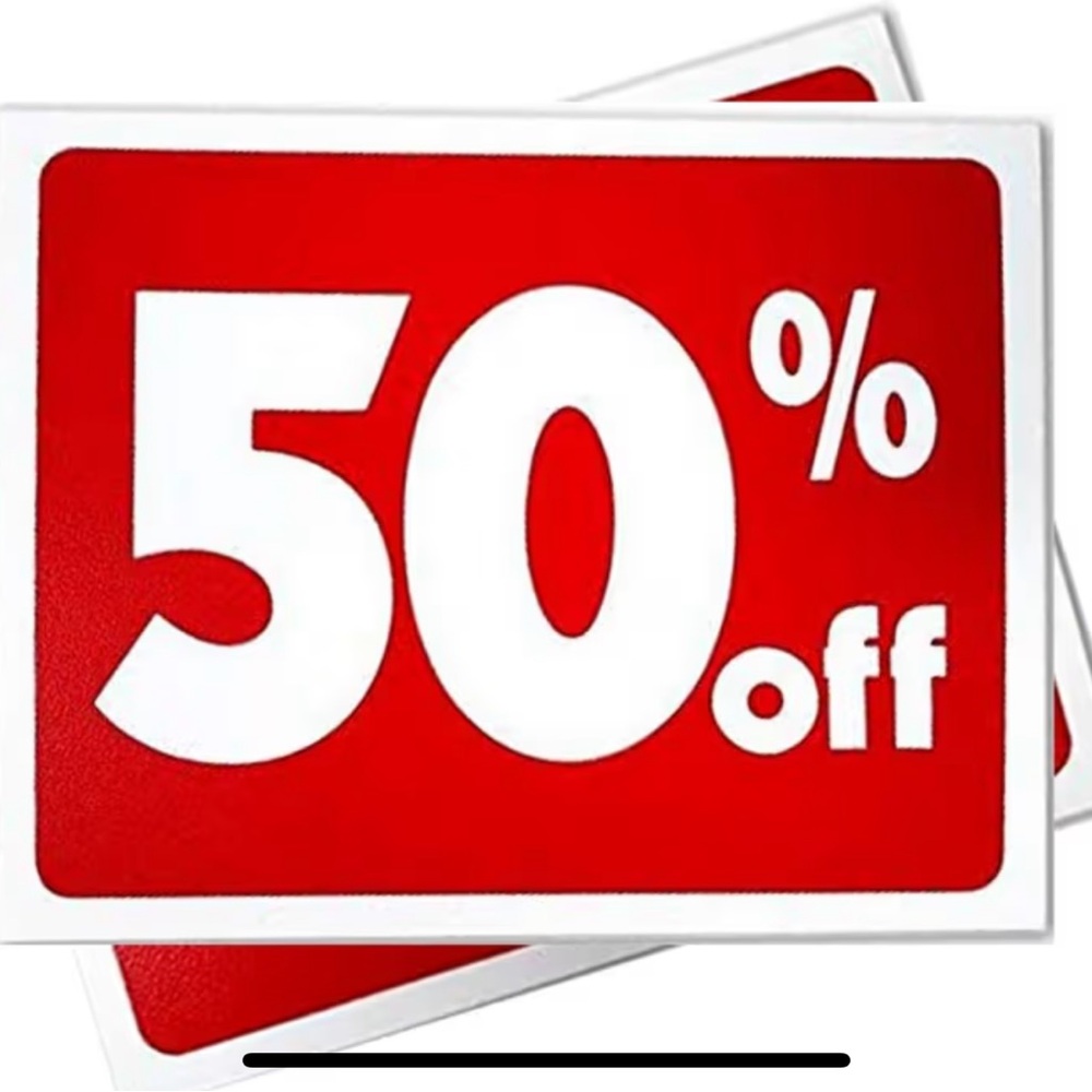 ❤️ “”””HUGE 50% OFF SLASH SALE ON ALL MY LISTINGS IN MY CLOSET”””” ❤️